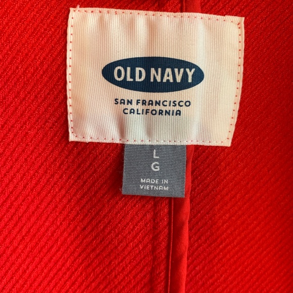 Beautiful red blazer from Old Navy women’s size large - Picture 3 of 16